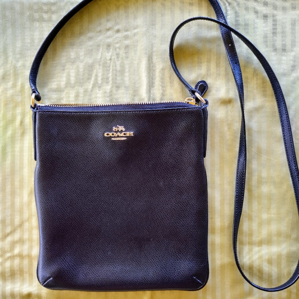 Coach leather crossbody bag